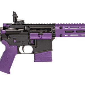 Tippmann Arms A101335 M4-22 LTE 22 LR 10+1 16" Black Parkerized Threaded Barrel, Matte Black Aluminum Receiver w/Picatinny Rail, Purple M-LOK Handguard. Composite Forend. Black Polymer Stock. Purple G