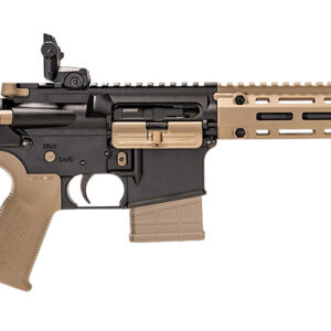 Tippmann Arms A101336 M4-22 LTE 22 LR 10+1 16" Black Parkerized Threaded Barrel, Matte Black Aluminum Receiver w/Picatinny Rail, FDE M-LOK Handguard, Composite Forend, Black Polymer Stock, FDE Gen2 Gr