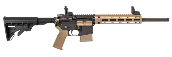 Tippmann Arms A101336 M4-22 LTE 22 LR 10+1 16" Black Parkerized Threaded Barrel, Matte Black Aluminum Receiver w/Picatinny Rail, FDE M-LOK Handguard, Composite Forend, Black Polymer Stock, FDE Gen2 Gr — view 1