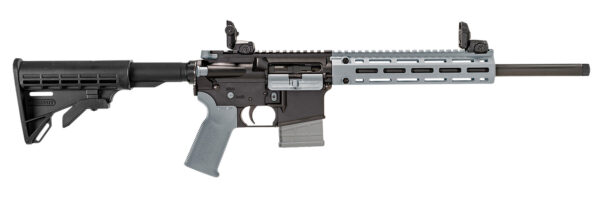 Tippmann Arms A101337 M4-22 LTE 22 LR 10+1 16" Black Parkerized Threaded Barrel, Matte Black Aluminum Receiver w/Picatinny Rail, Wolf Gray M-LOK Handguard Composite Forend, Black Polymer Stock, Gray G — view 1