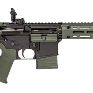 Tippmann Arms A101338 M4-22 LTE 22 LR 10+1 16" Black Parkerized Threaded Barrel, Matte Black Aluminum Receiver w/Picatinny Rail, OD Green M-LOK Handguard, Composite Forend, Black Polymer Stock, OD Gre