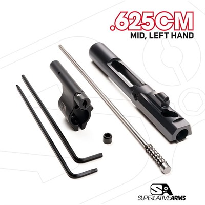 AR-15 ADJ PISTON SYSTEM W/CLAMPON .625'' GAS BLOCK MID LH — view 1