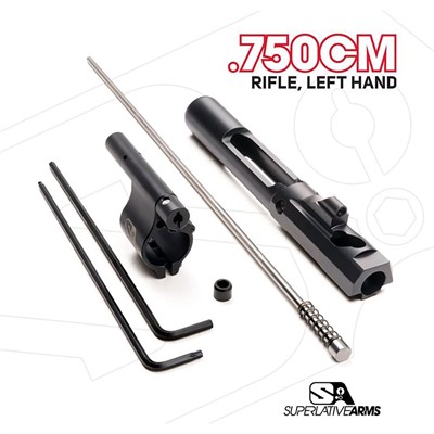 AR-15 ADJ PISTON SYSTEM W/CLAMPON .750'' GAS BLOCK RIFLE LH — view 1