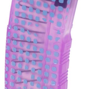 AMEND2 MOD-C 5.56MM 20RD AR15 W RED FOLLOWER TRANSLUCENT PINK DESERT NIGHT POLY MAG ( 50 PER CASE )