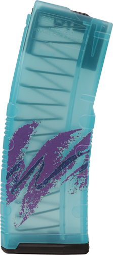 AMEND2 AR-15 MAGAZINE 5.56X45 - 30RD POLY MODC TEAL JAZZ — view 1