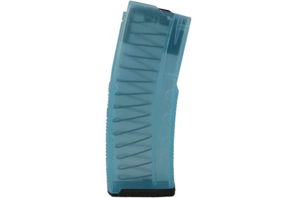 AMEND2 MOD C 5.56MM 30RD AR15 TRANSLUCENT TEAL POLYMER MAGAZINE ( 50 PER CASE ) — view 1