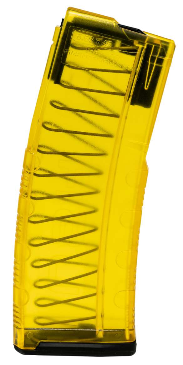 AMEND2 MOD C 5.56MM 30RD AR15 TRANSLUCENT YELLOW POLYMER MAGAZINE ( 50 PER CASE ) — view 1