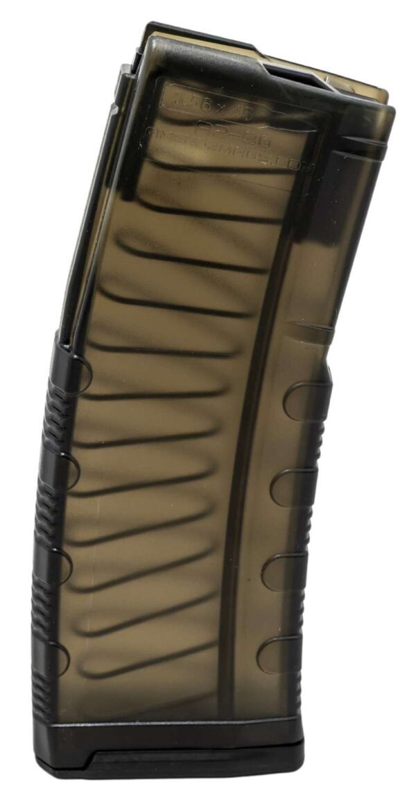 AMEND2 MOD C 5.56MM 30RD AR15 TRANSLUCENT OLIVE DRAB  POLYMER MAGAZINE ( 50 PER CASE ) — view 1