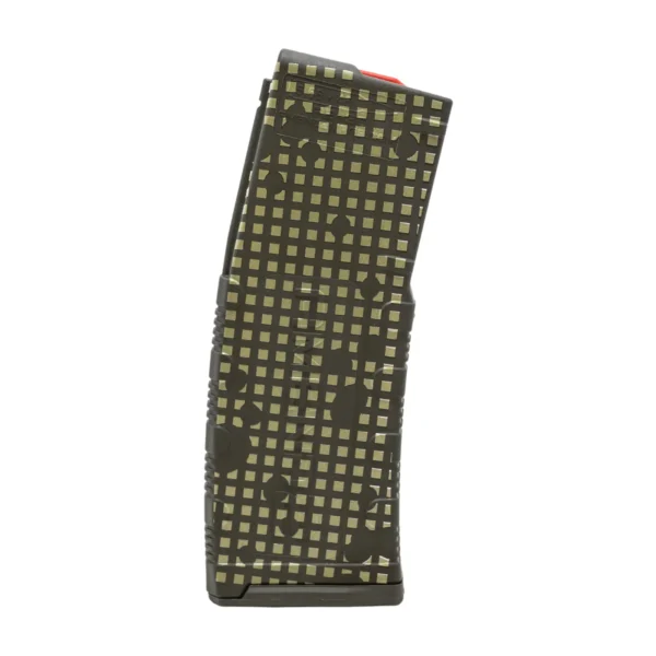 AMEND2 M2 5.56MM 20RD AR15 WITH RED FOLLOWER ODG DESERT NIGHT CAMO POLYMER MAGAZINE ( 50 PER CASE ) — view 1