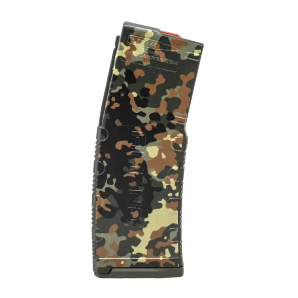 AMEND2 M2 5.56MM 20RD AR15 WITH RED FOLLOWER ODG FLECKTARN POLYMER MAGAZINE ( 50 PER CASE ) — view 1