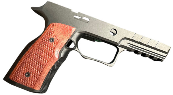 Sharps Bros SBGM09 Grip Module  Black w/ Cherry 7075-T6 Aluminum Fits Sig P320 — view 1