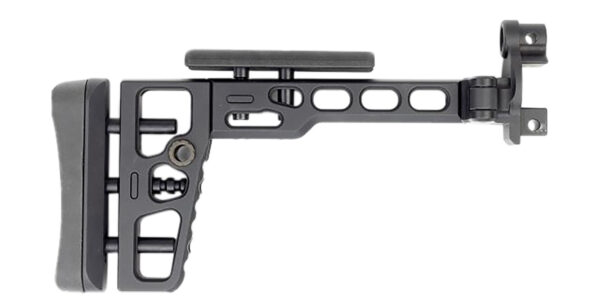 Samson 040616601 S.A.S Folding Stock w/ MP5K End Cap Black Aluminum — view 1