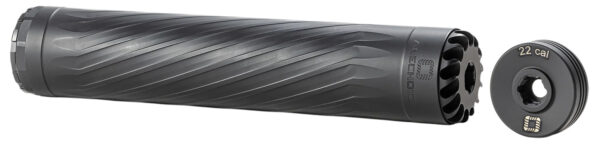 Anechoic X223LB Anechox 223L  223/5.56mm/22-250Rem Black Stainless Steel/Titanium 1 3/8"x24 w/ 1/2"x28 DTA — view 1