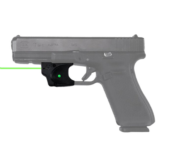 Viridian 9120091  E-Series Fits Glock 17/19/34/45/47 Green Laser Black Polymer Trigger Guard Mount — view 1