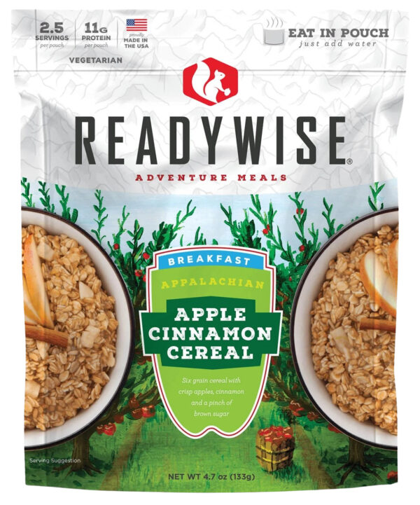 Wise Foods RW05802 Apple Cinnamon Cereal  2.5 Servings 6 Per Case — view 1