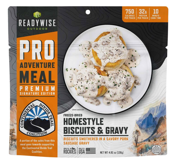 Wise Foods RW05403 Pro Meal Biscuits and Gravy 2 Servings 6 Per Case — view 1