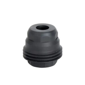 Jk Armament JKMDHDM111624 Minimalist  45Cal Fits 1" Long 11/16"x24 Stainless Steel Nitride Black