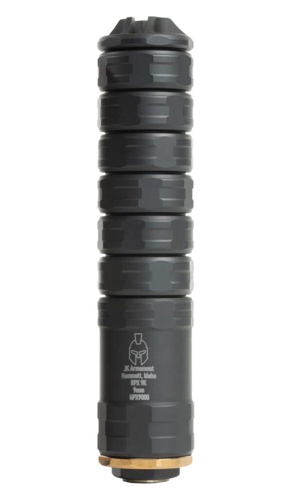 Jk Armament JK155RPX9K RPX 155 9mm 1.55" Black Aluminum/Titanium 1/2"x28 — view 1