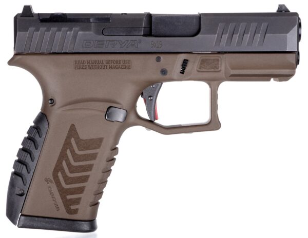 DERYA ARMS DY9Z 9MM BRONZE/BLK 15+1 OR — view 1