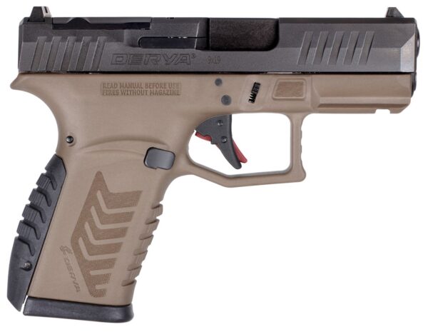 DERYA ARMS DY9Z 9MM BROWN/BLK 15+1 OR — view 1