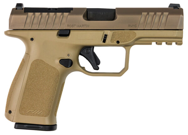 Rost Martin RM1CMOVOSP10 RM1C  9mm Luger 10+1 4" Black Optic Ready/Serrated Slide Black — view 1