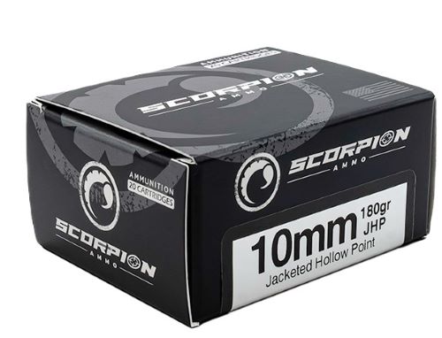 SCORPION 10MM - 180GR JHP 20RD 10BX/CS — view 1