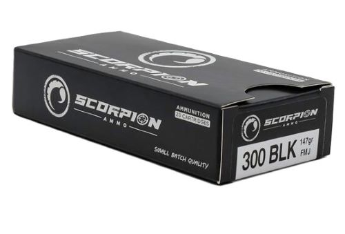 SCORPION 300 BLACKOUT - 147GR FMJ 20RD 20BX/CS — view 1