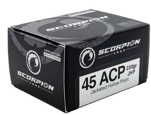 SCORPION 45ACP - 230GR JHP 20RD 10BX/CS — view 1