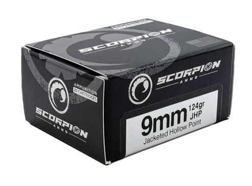 SCORPION 9MM LUGER - 124GR JHP 20RD 10BX/CS — view 1