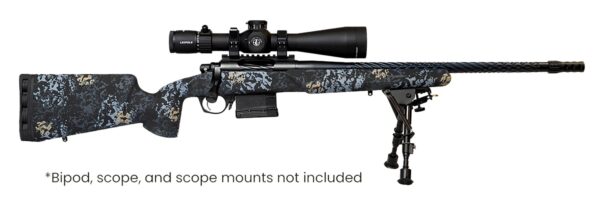 Horizon Firearms HRF-VNP-300P-24R-P Vandal Prime 300 PRC 24" Black Chrome Spiral Fluted Threaded Barrel, Black Chrome Steel Receiver w/Picatinny Rail, Arca Rail Forend, Textured Iota EKO Carbon Fiber — view 1