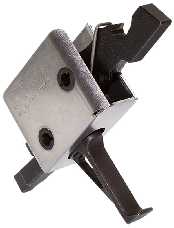 CMC Triggers 91507 Drop-In  Single-Stage Flat Trigger w/ 3.50 lbs Draw Weight & Black/Silver Finish — view 1