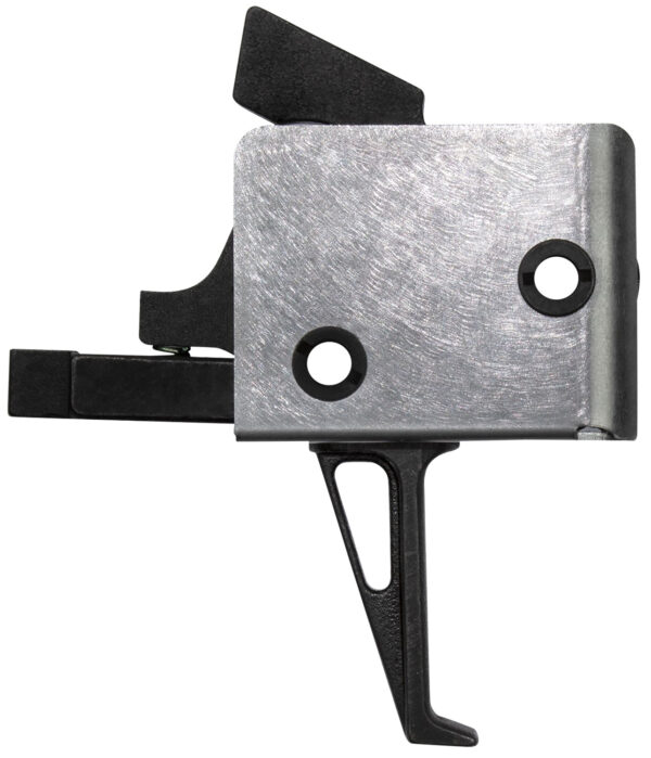 CMC Triggers 92503 Drop-In  Single-Stage Flat Trigger w/ 4-4.50 lbs Draw Weight & Black/Silver Finish — view 1