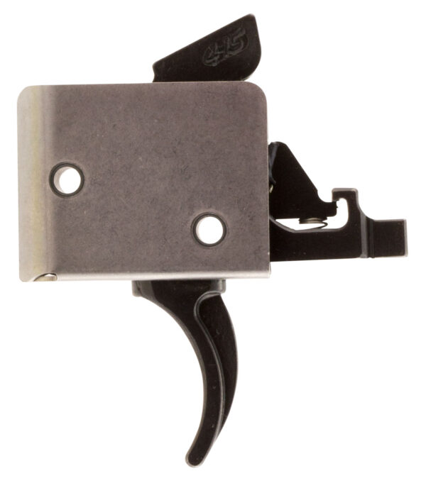 CMC Triggers 92502 Drop-In  Two-Stage Curved Trigger w/ 2 lbs Draw Weight & Black/Silver Finish — view 1