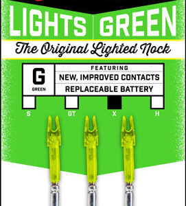 LUMENOK LIGHTED NOCK - X-SERIES GREEN 3PK — view 4