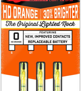 LUMENOK LIGHTED NOCK - X-SERIES HD ORANGE 3PK — view 3