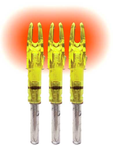 LUMENOK LIGHTED NOCK - SIGNATURE SERIES HD ORANGE 3PK — view 1
