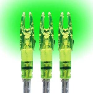 LUMENOK LIGHTED NOCK - SIGNATURE SERIES GREEN 3PK — view 2