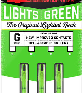 LUMENOK LIGHTED NOCK - SIGNATURE SERIES GREEN 3PK — view 4