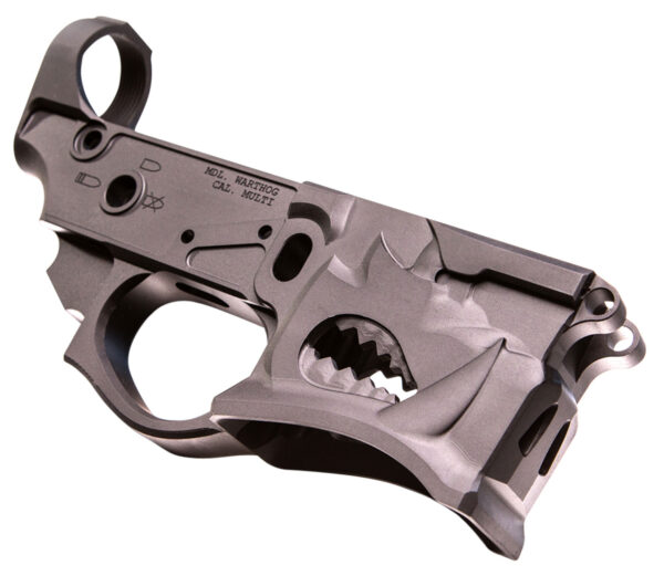 Sharps Bros SBLR02 Warthog Stripped Lower Multi-Caliber Black Anodized Finish 7075-T6 Aluminum Compatible w/Mil-Spec AR-15 Internal Parts — view 1
