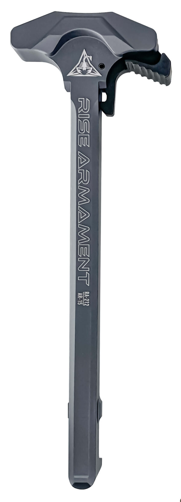 Rise Armament RA212GRY Extended Charging Handle RA-212 Gray Aluminum for AR-15 — view 1