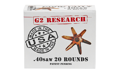 G2R CIVIC DUTY 40S&W 122GR 20/500 — view 1