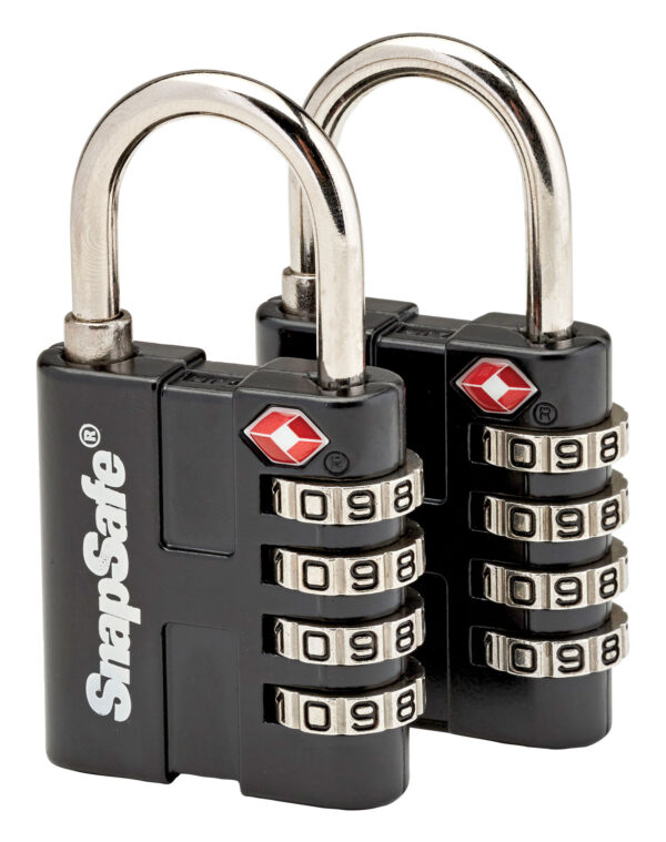 SnapSafe 76020 TSA Lock Resettable Open With Combination Metal 2 Per Pkg — view 1