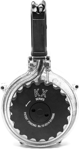 KCI USA INC MAGAZINE AR15 223 - 50RD DRUM BLACK POLYMER — view 1