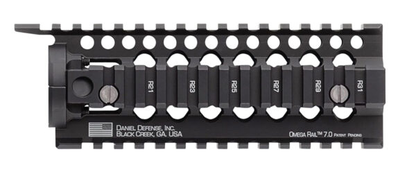 Daniel Defense 0100510001 Omega Rail  7" Carbine Length Style Made of  Aluminum with Black Anodized Finish & Picatinny Rail for AR-15 — view 1