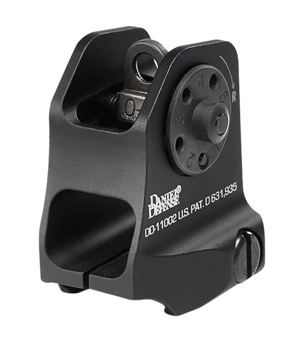 Daniel Defense 1906411002 A1.5 Fixed Rear Sight  Black Hardcoat Anodized Fixed Rear Sight — view 1