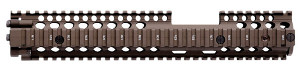 Daniel Defense 0100408030 M4A1 FSP RIS II Handguard 12.25" 2-Piece, Free-Floating Style Made of 6061-T6 Aluminum with Flat Dark Earth Anodized Finish & Picatinny Rail for AR-15 — view 1