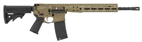 LWRC ICDIR5CK16ML Individual Carbine Direct Impingement 5.56x45mm NATO 30+1 16.10" Barrel, Exclusive Flat Dark Earth Anodized Receiver, A2 Flash Hider, 6 Position Stock, Magpul MOE Grip, Optics Ready — view 1