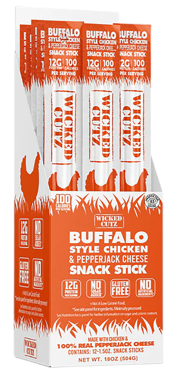Wicked Cutz WCCS12BC Buffalo Style Chicken & Cheese Sticks 12 Pack — view 1