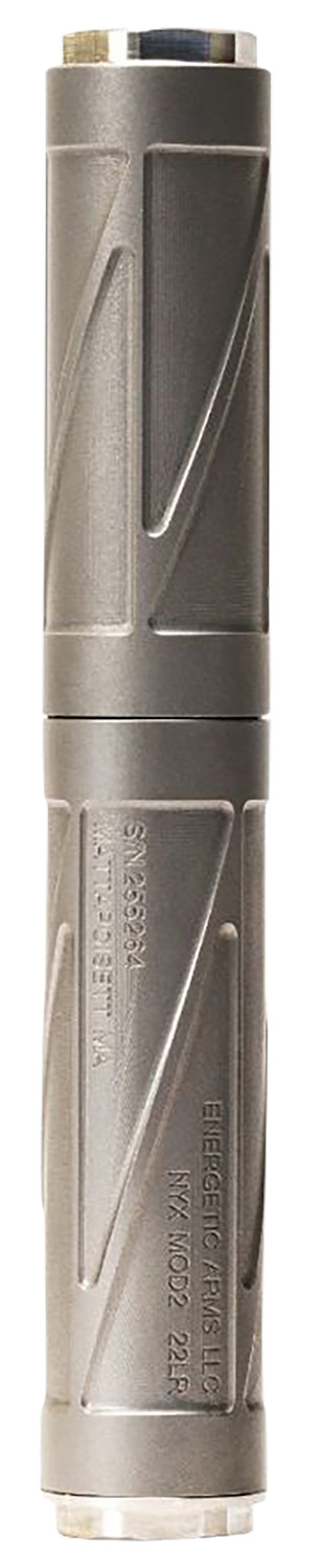 Energetic Armament EA02 NYX Mod 2 Suppressors 22LR 1/2x28 Bead Blast — view 1
