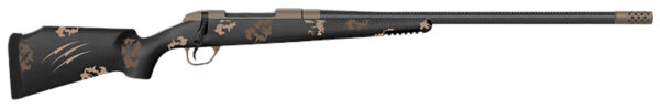Fierce Firearms FCRG7MMBC20BS Carbon Rage  7mm BC 3+1 20" Black Cerakote Carbon Fiber Barrel, Black Cerakote Drilled & Tapped Stainless Steel Receiver, Carbon Fiber Stock — view 1